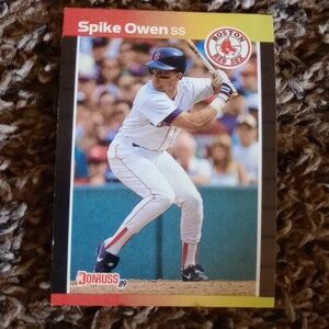 Donruss Baseball Card - Spike Owen